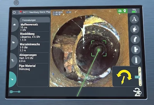 TV-Kanalinspektion mit HD-Rohrkamera von Kanaljet